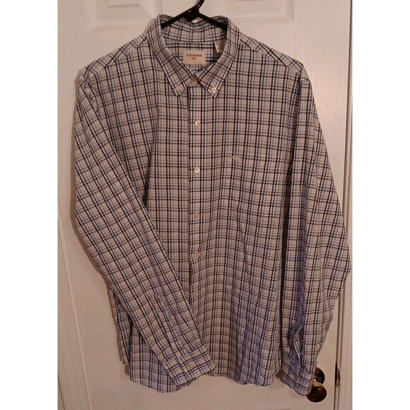 Men's Long Sleeve Dockers Button-Up Shirt L - Picture 4 of 4